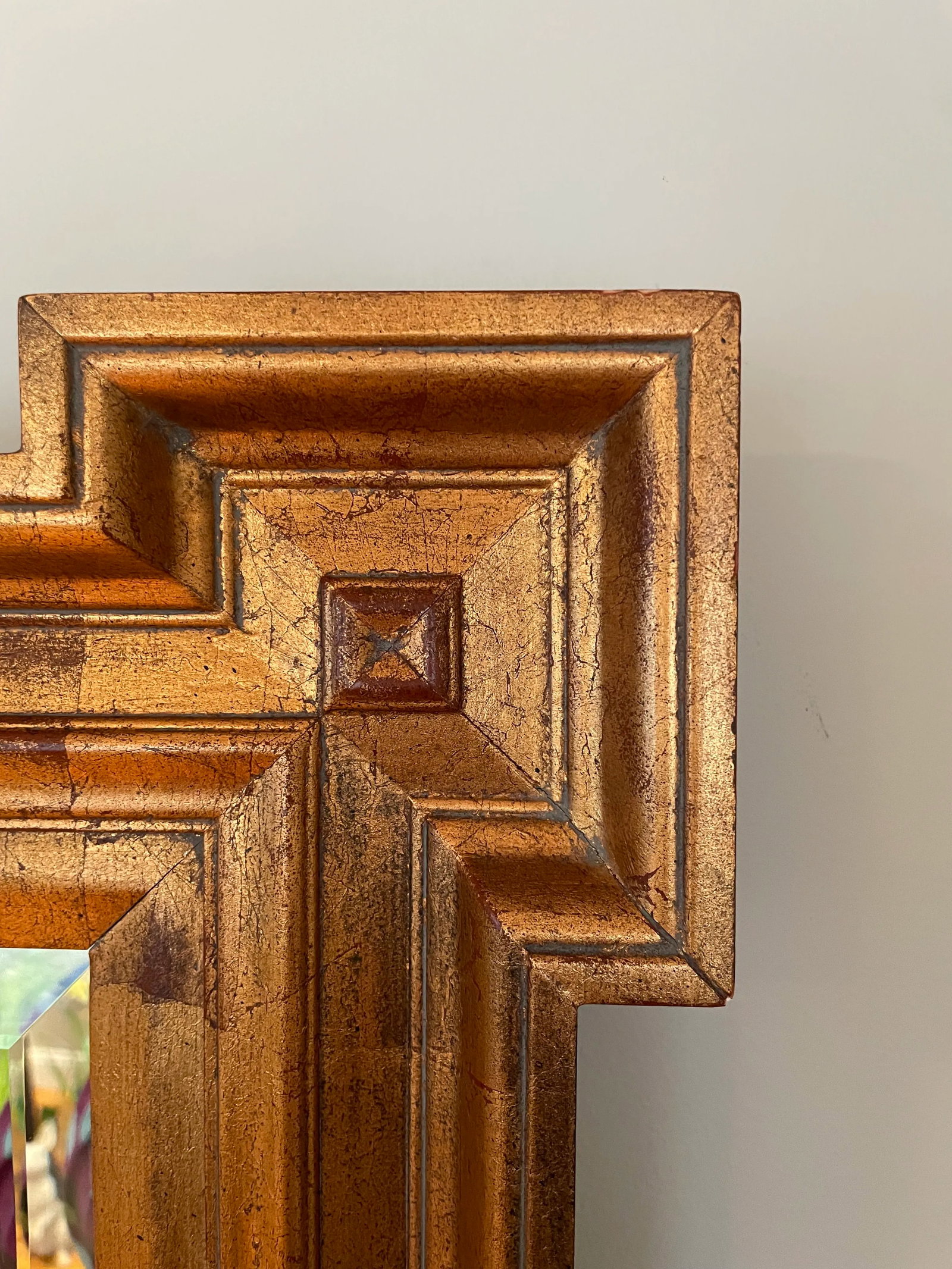 Mid-Century Gilt Mirror - 3