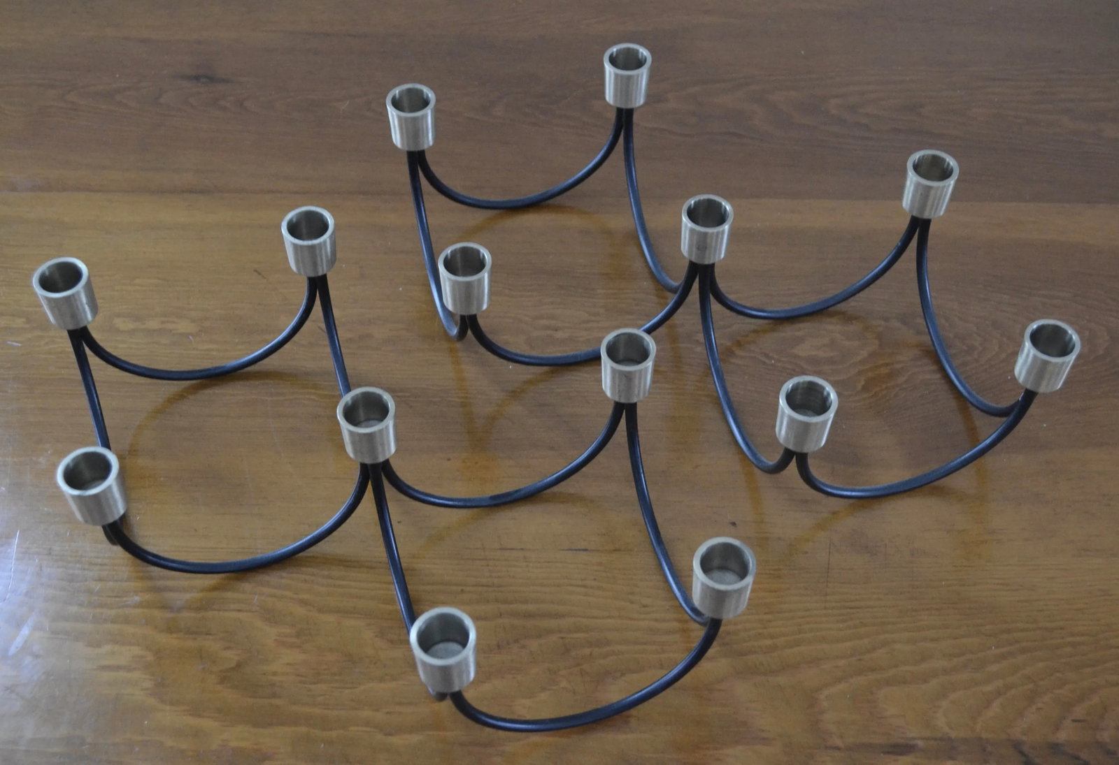 Mid Century Swedish Style Candleabras - a Pair - 2
