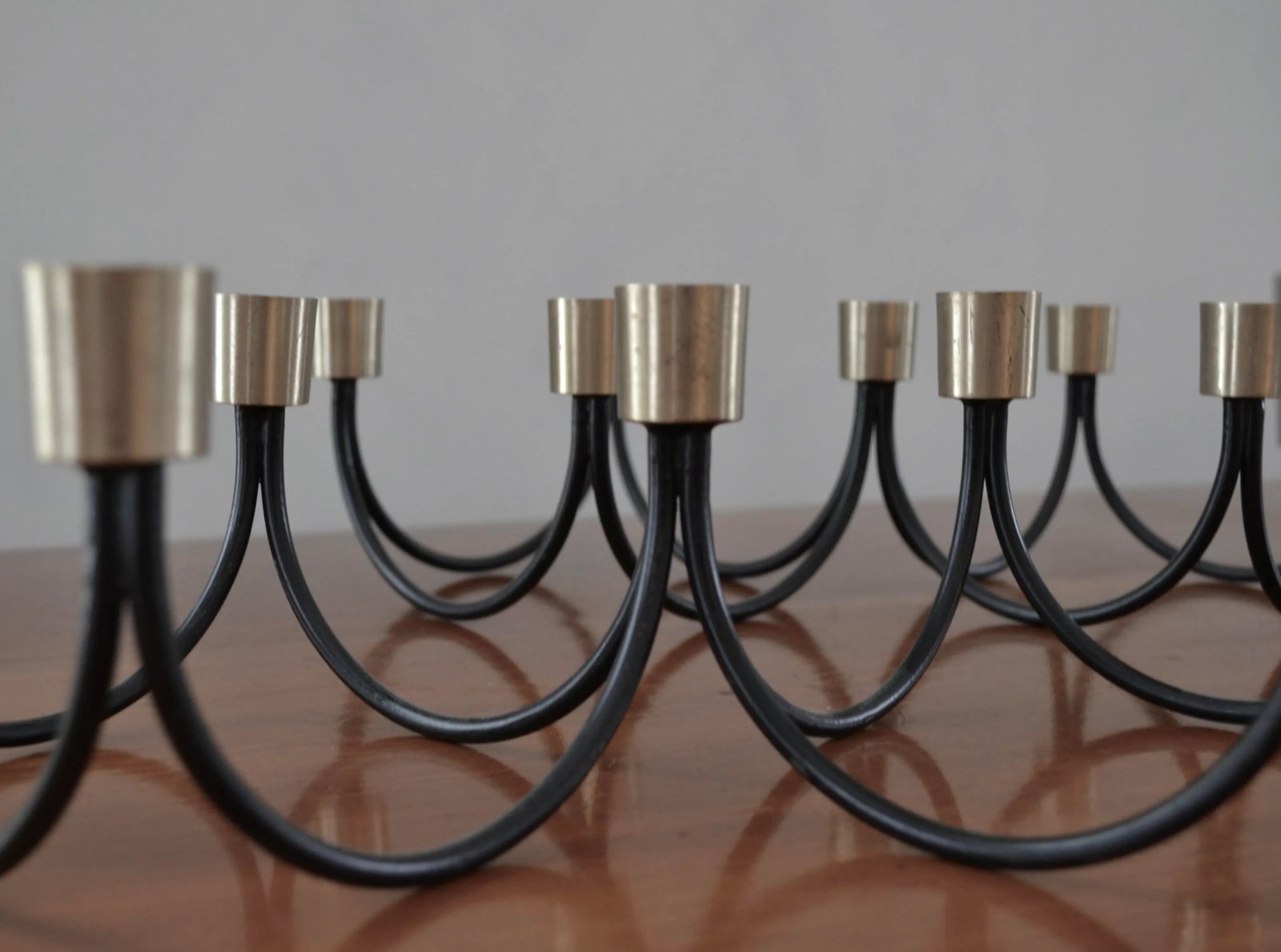 Mid Century Swedish Style Candleabras - a Pair - 3