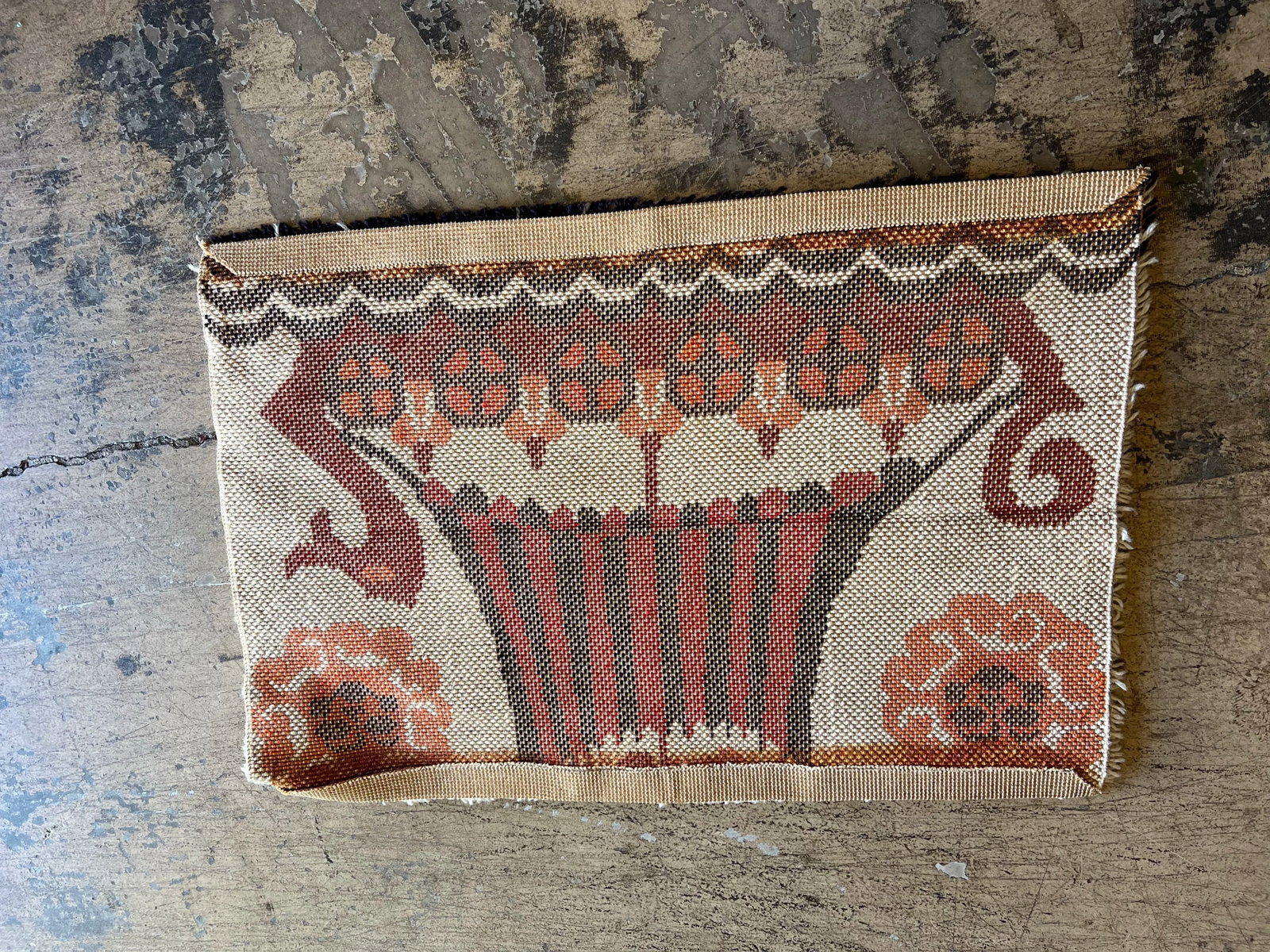 Mid Century Viking Rya Tapestry - 2