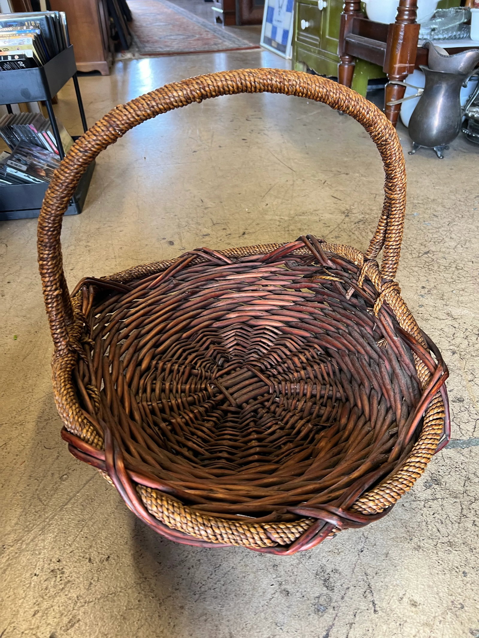 Vintage Gathering Flower/Herb Basket - 2