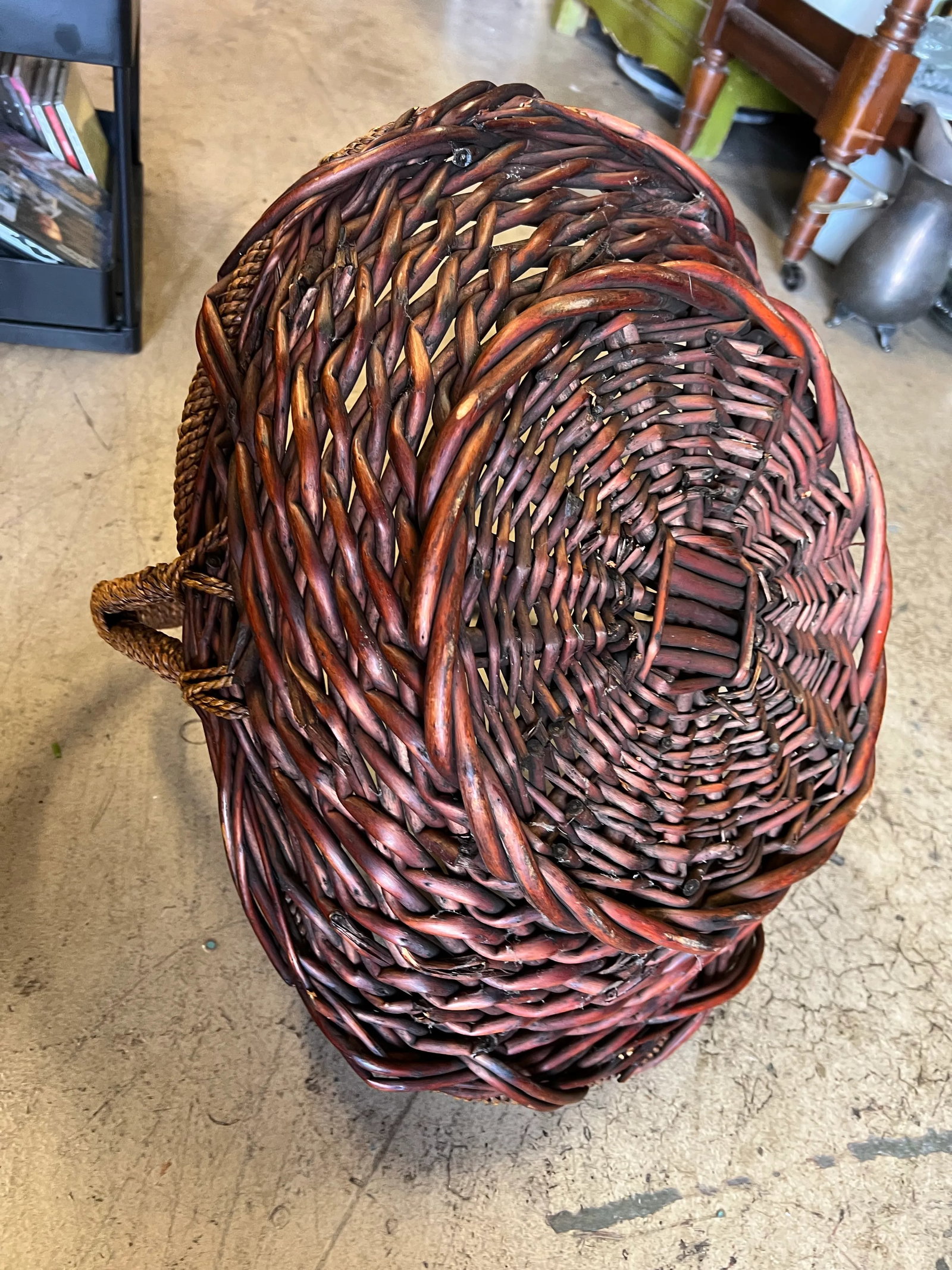 Vintage Gathering Flower/Herb Basket - 7