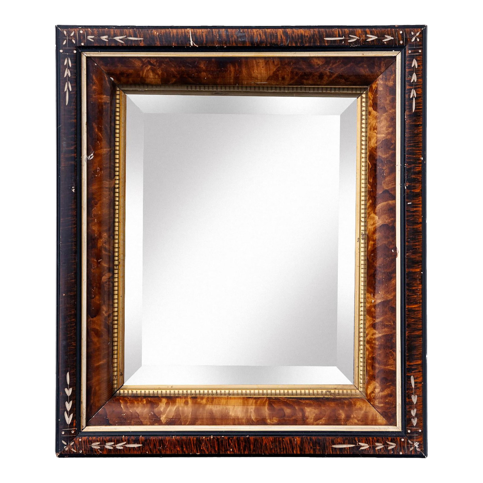 Late 19th Century Eastlake Victorian Rectangular Beveled Mirror (1 of 8)