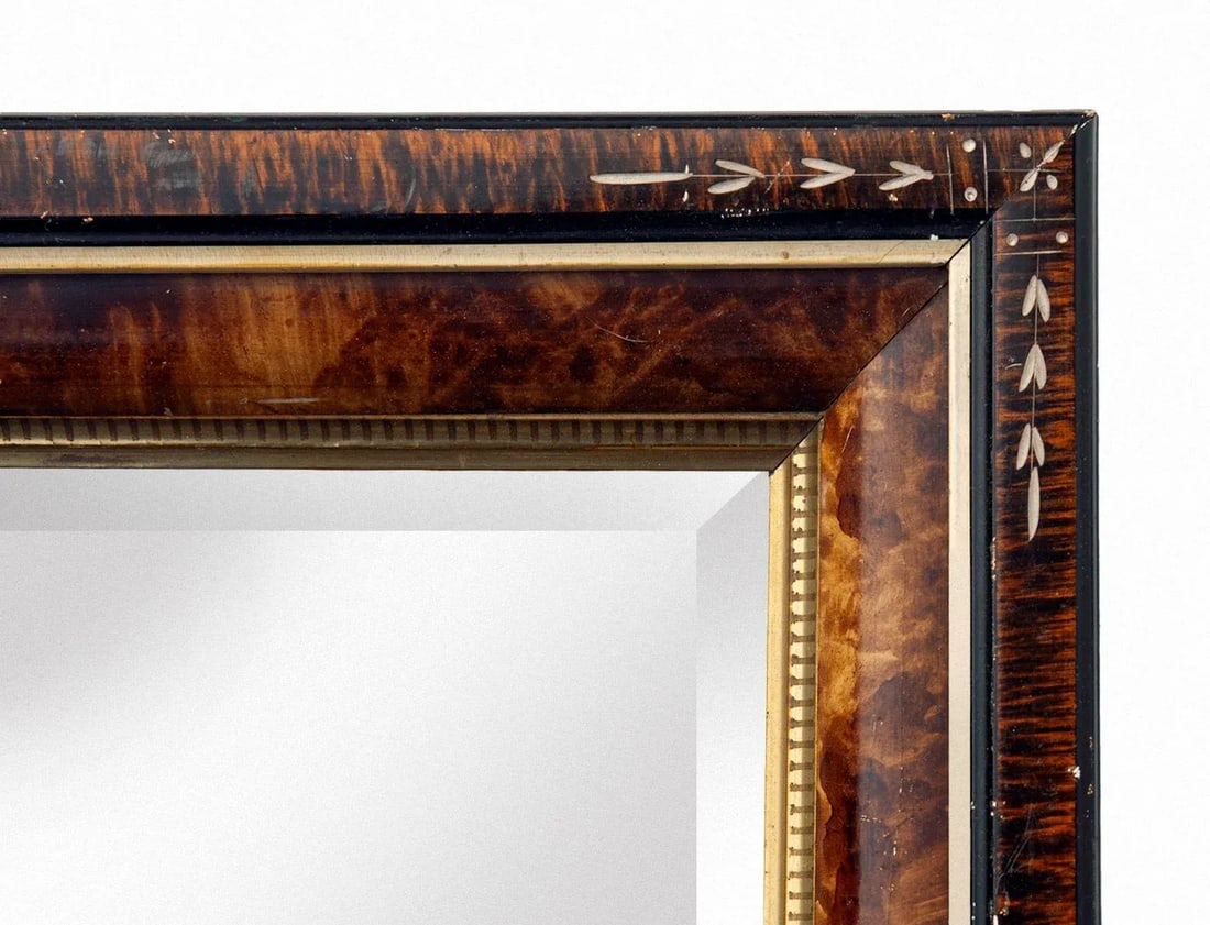 Late 19th Century Eastlake Victorian Rectangular Beveled Mirror - 2