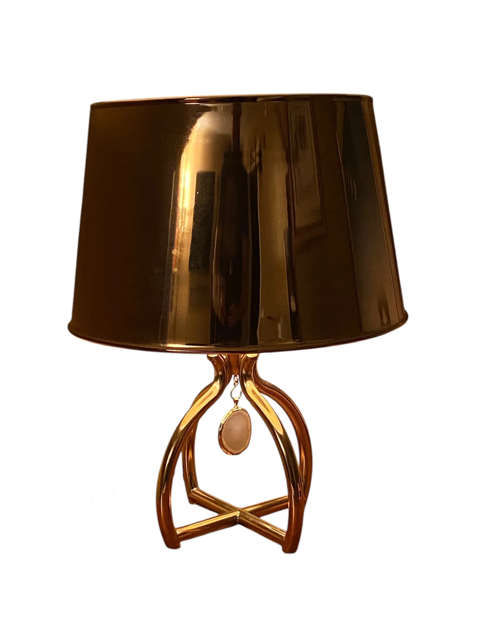 Arteriors Rose Gold Agate Accent Lamp - 2