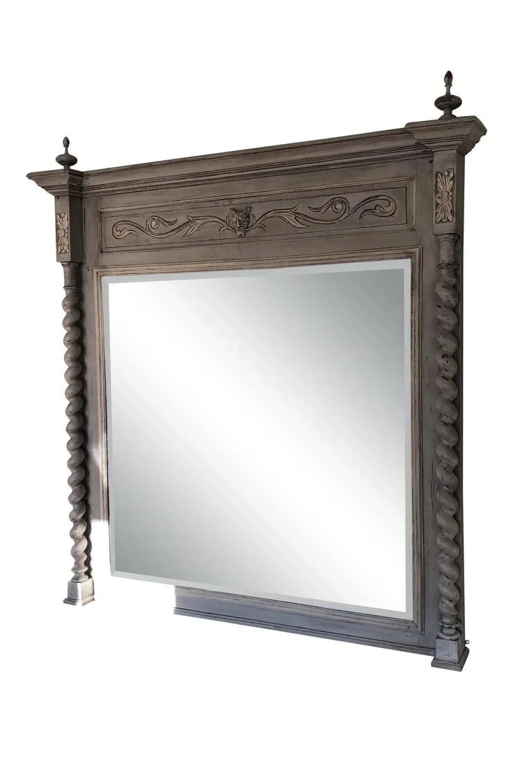 Late 19th Century Renaissance Revival Barley Twist Mirror - 3