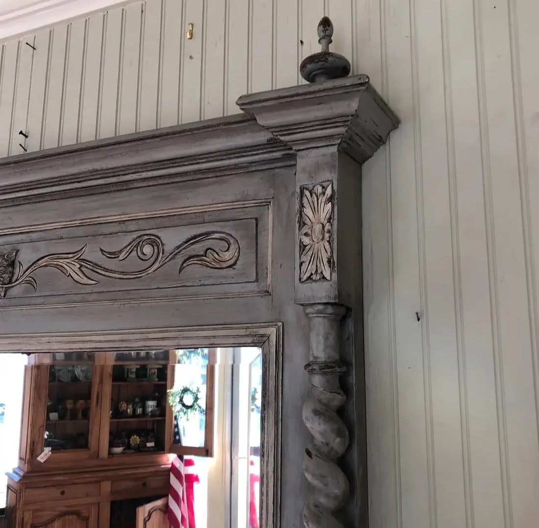 Late 19th Century Renaissance Revival Barley Twist Mirror - 4