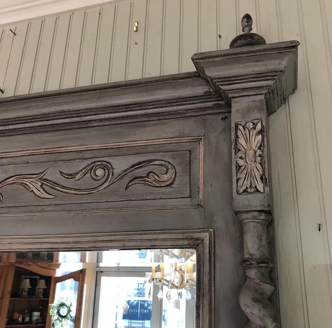 Late 19th Century Renaissance Revival Barley Twist Mirror - 5