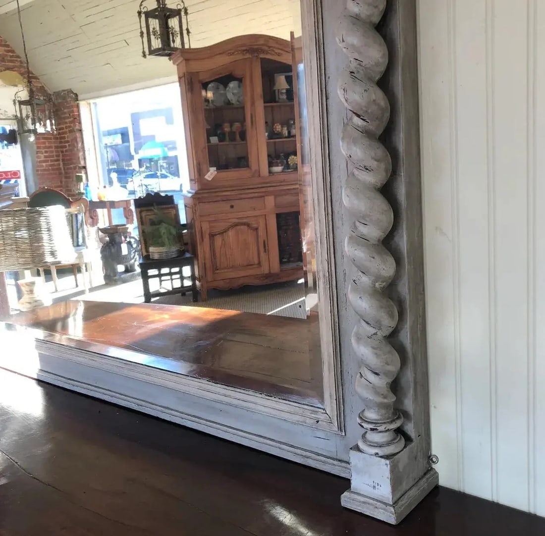 Late 19th Century Renaissance Revival Barley Twist Mirror - 7