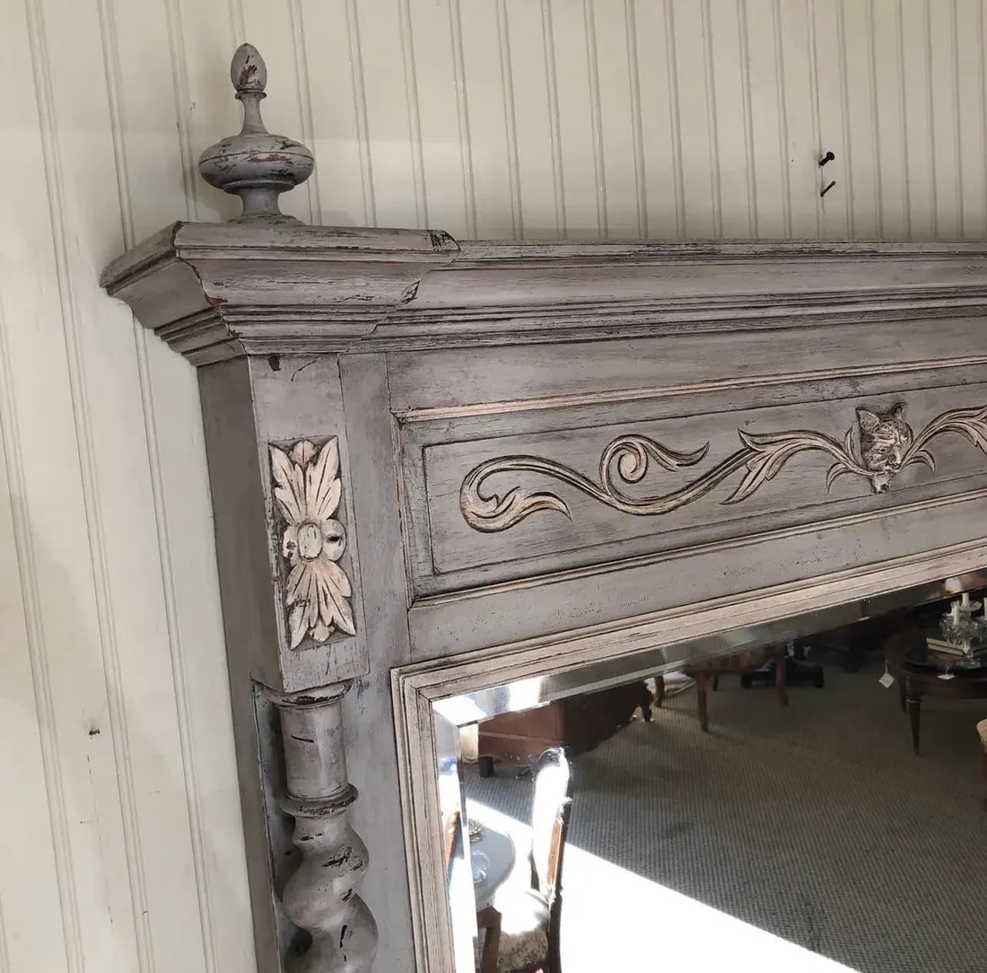 Late 19th Century Renaissance Revival Barley Twist Mirror - 9