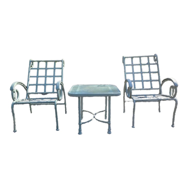 Vintage Aluminum Outdoor Patio Set (1 of 9)