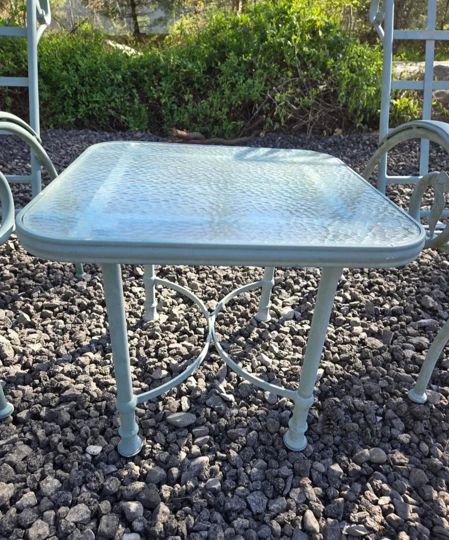 Vintage Aluminum Outdoor Patio Set - 2
