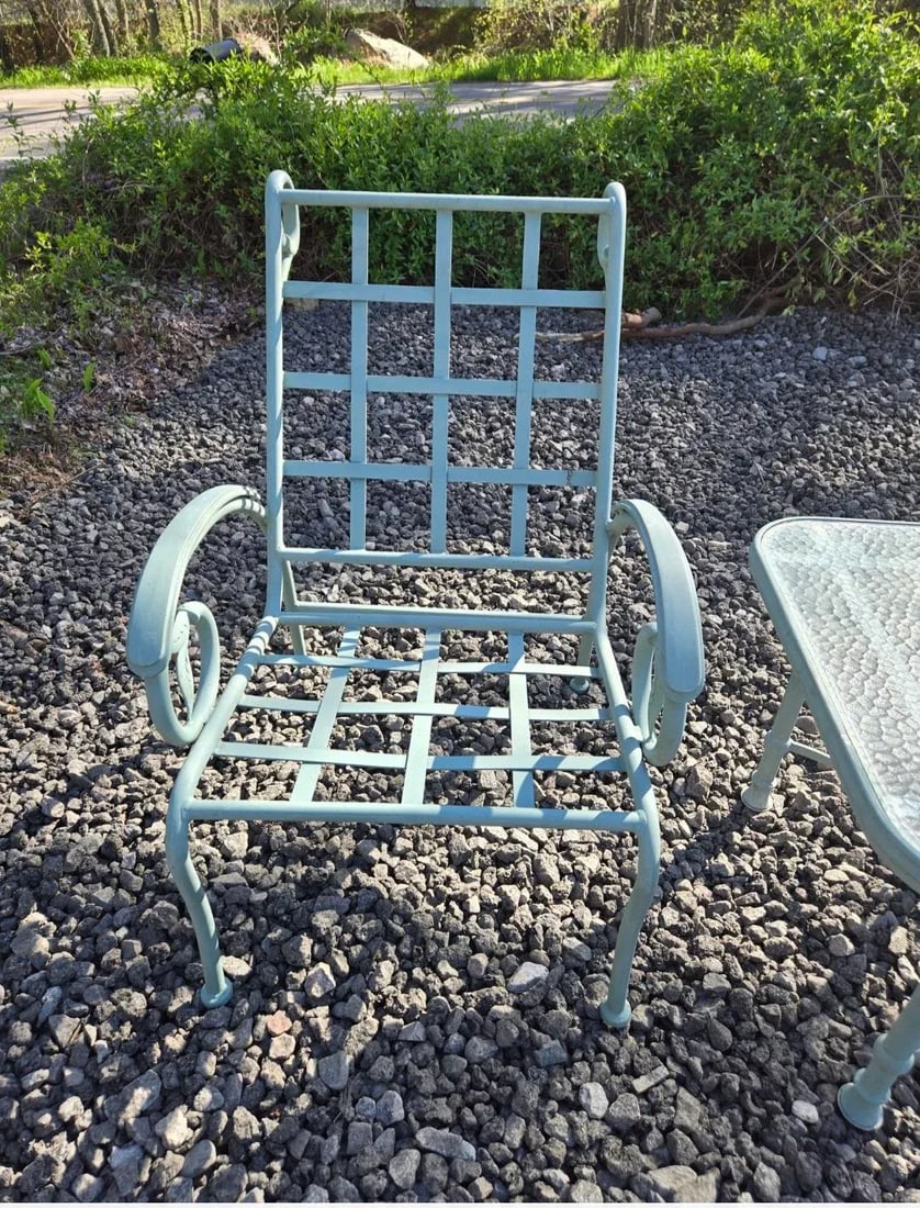 Vintage Aluminum Outdoor Patio Set - 4