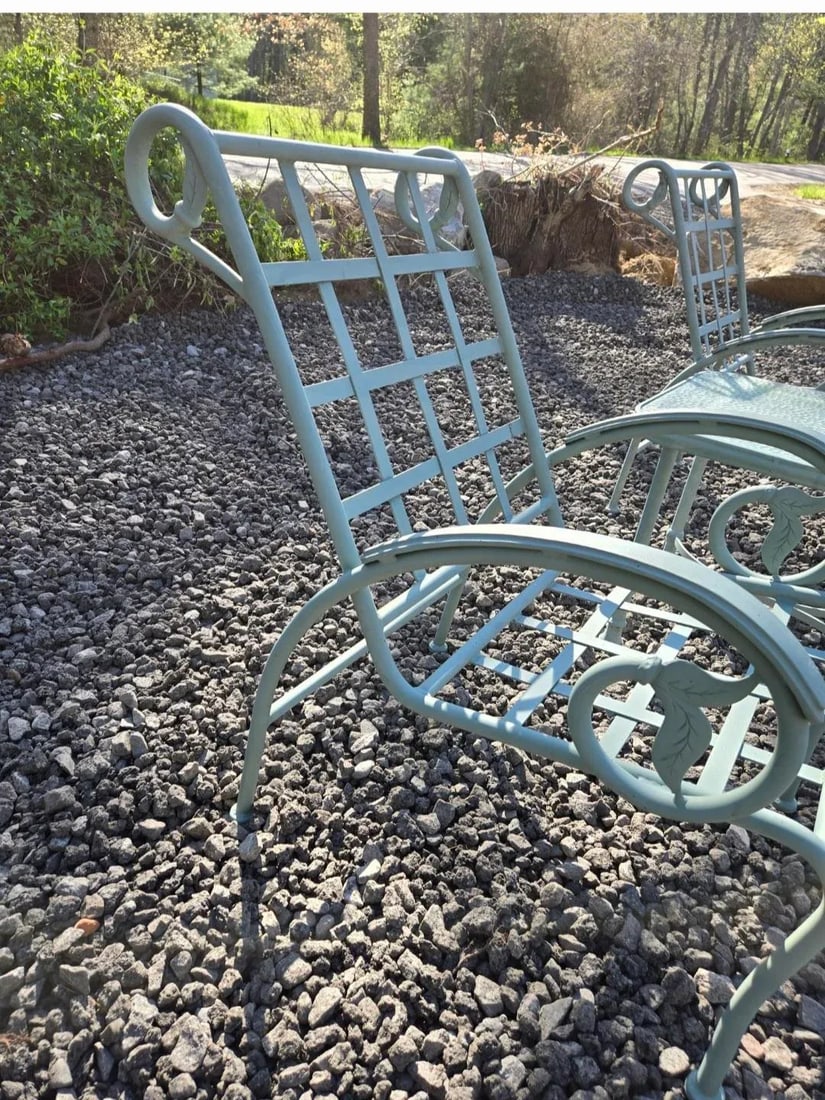 Vintage Aluminum Outdoor Patio Set - 5