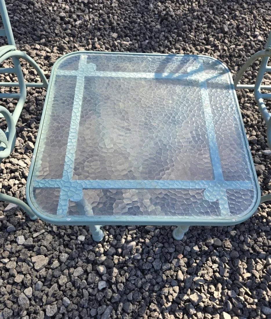 Vintage Aluminum Outdoor Patio Set - 6