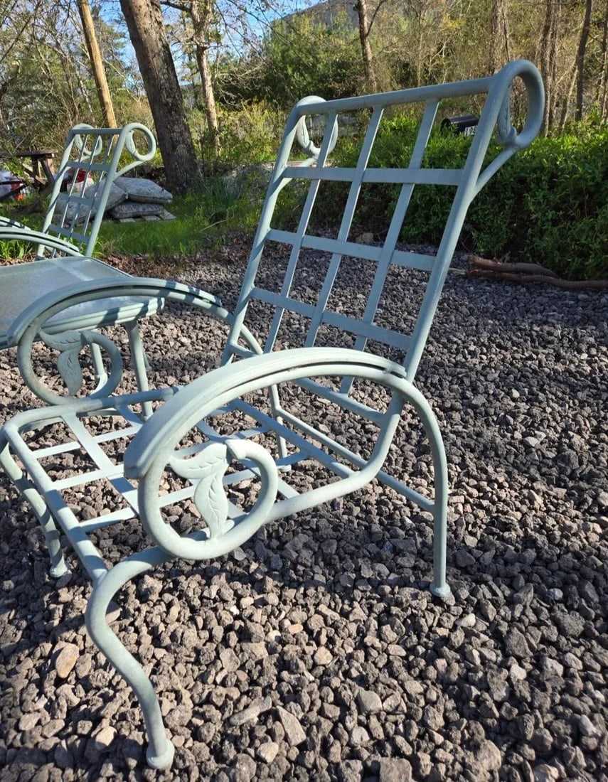 Vintage Aluminum Outdoor Patio Set - 7