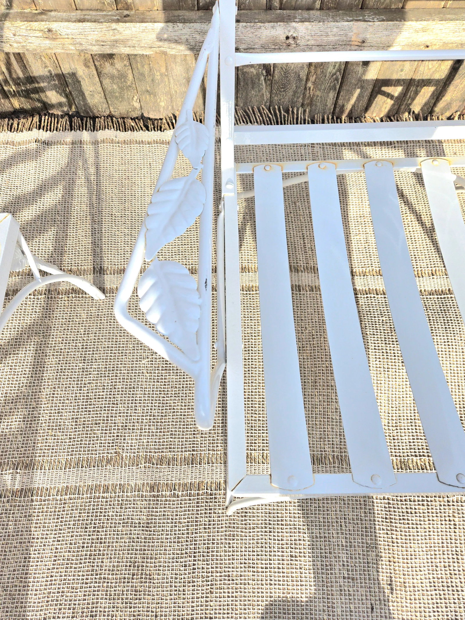Vintage Wrought Iron Outdoor Patio Seating - 10