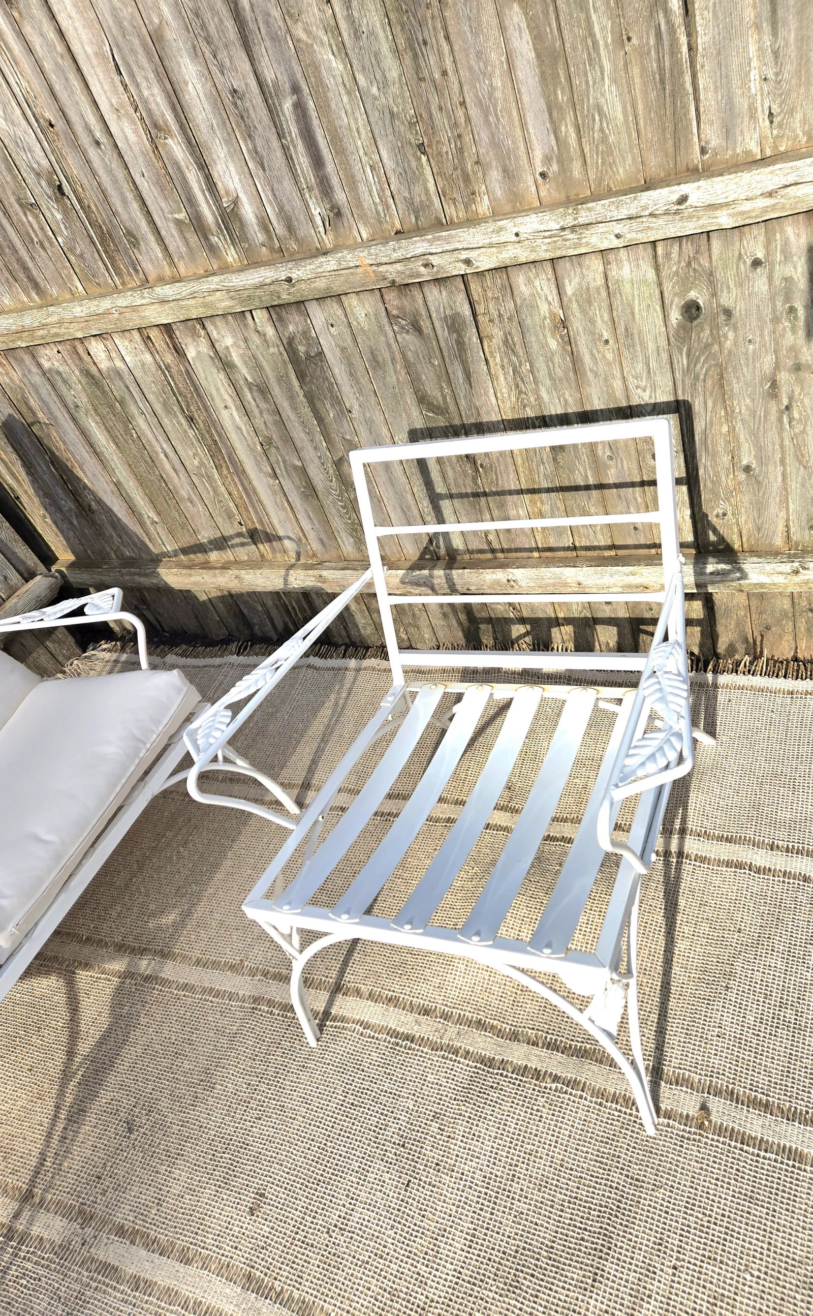Vintage Wrought Iron Outdoor Patio Seating - 3