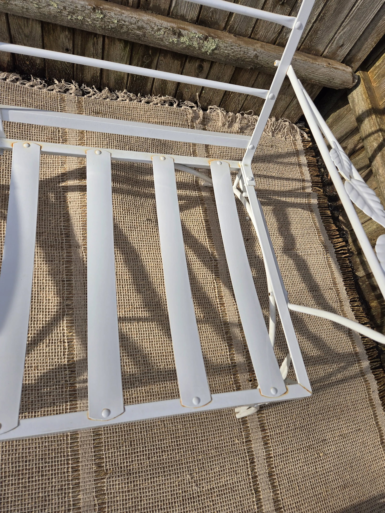 Vintage Wrought Iron Outdoor Patio Seating - 4