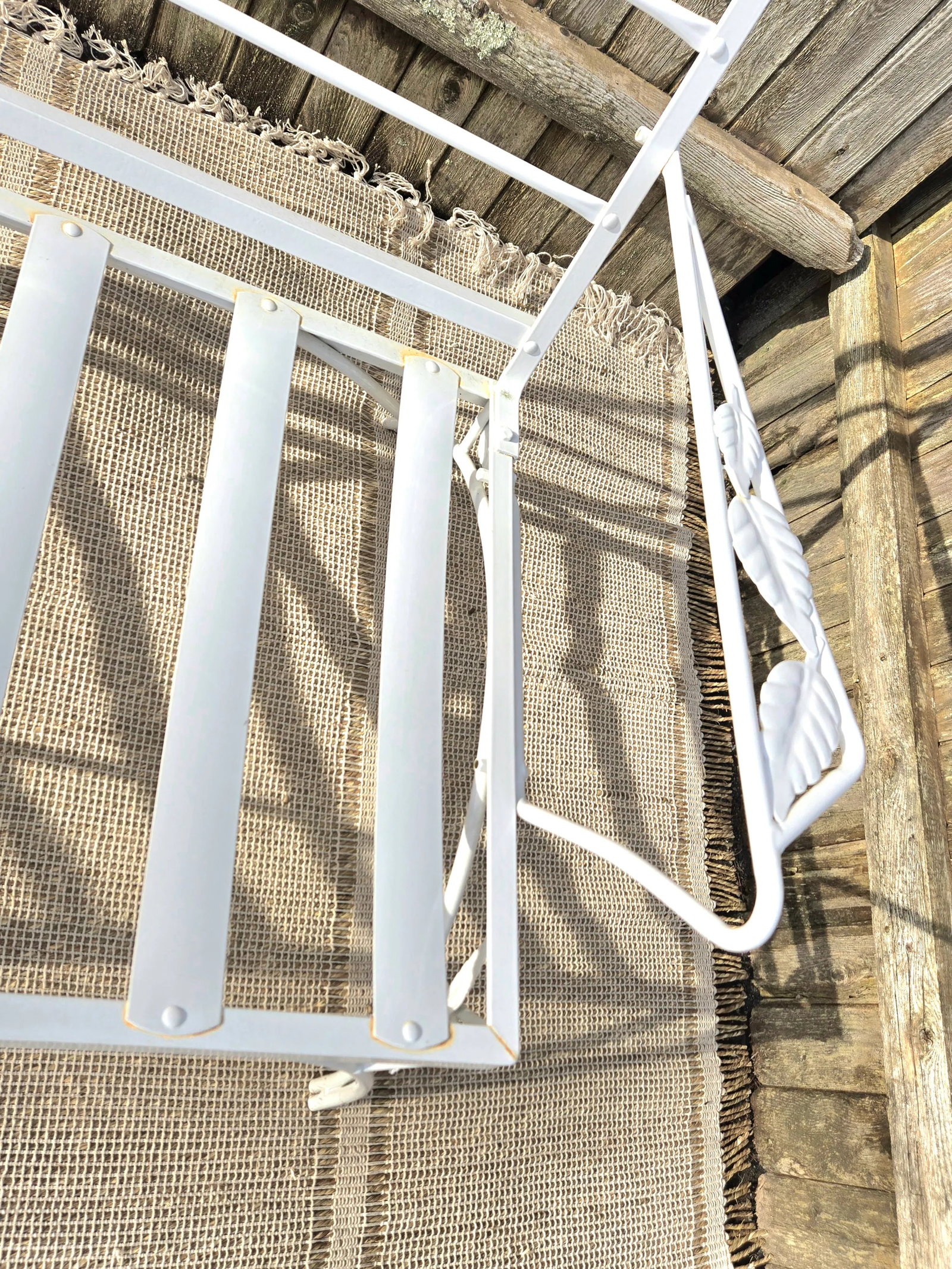 Vintage Wrought Iron Outdoor Patio Seating - 9