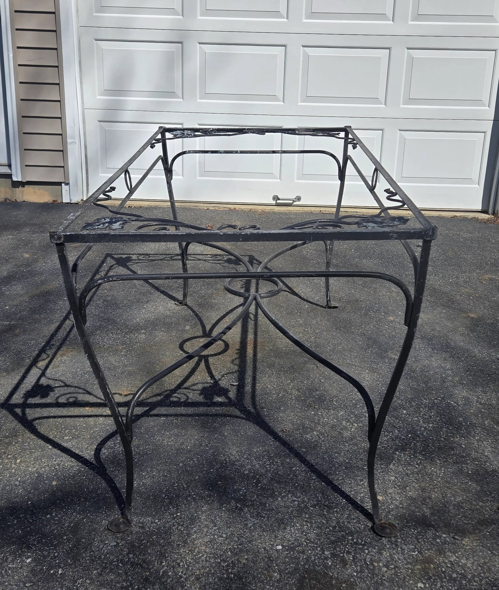 Vintage Salterini Wrought Iron Dining Table Base, Attributed - 9