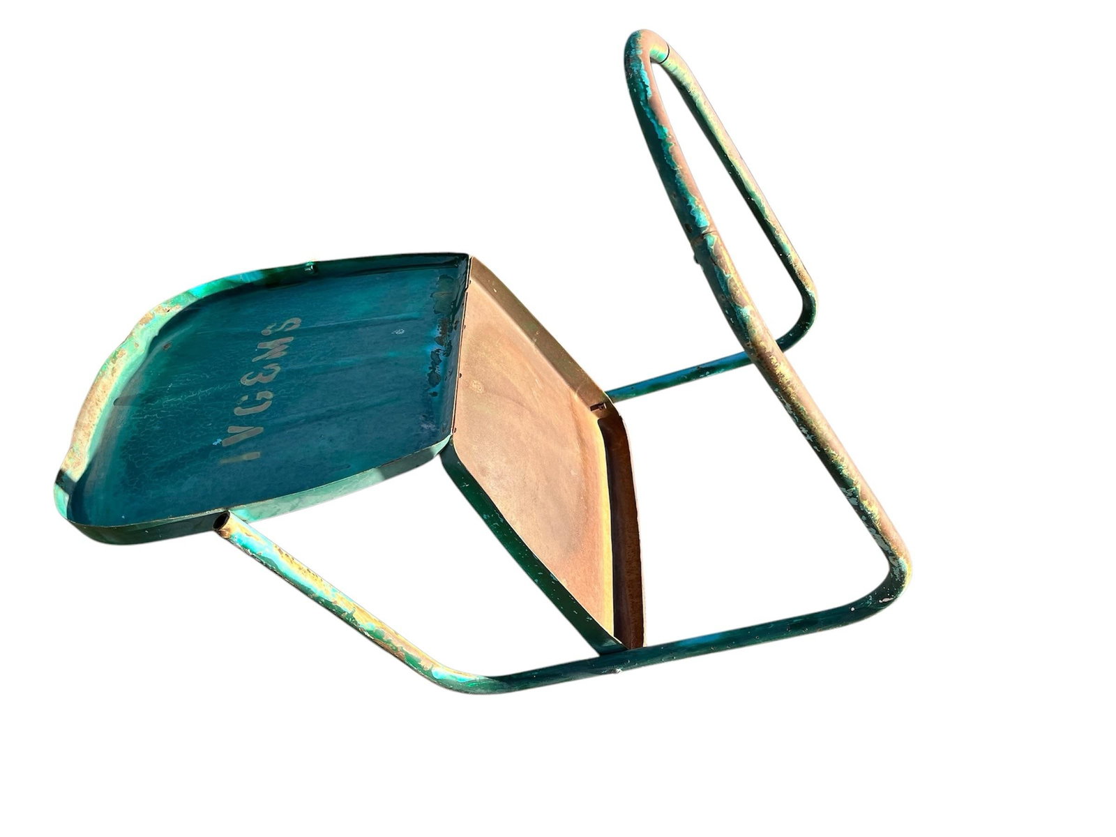 Vintage Metal Mid Century Rustic Chairs - Set of 2 - 4