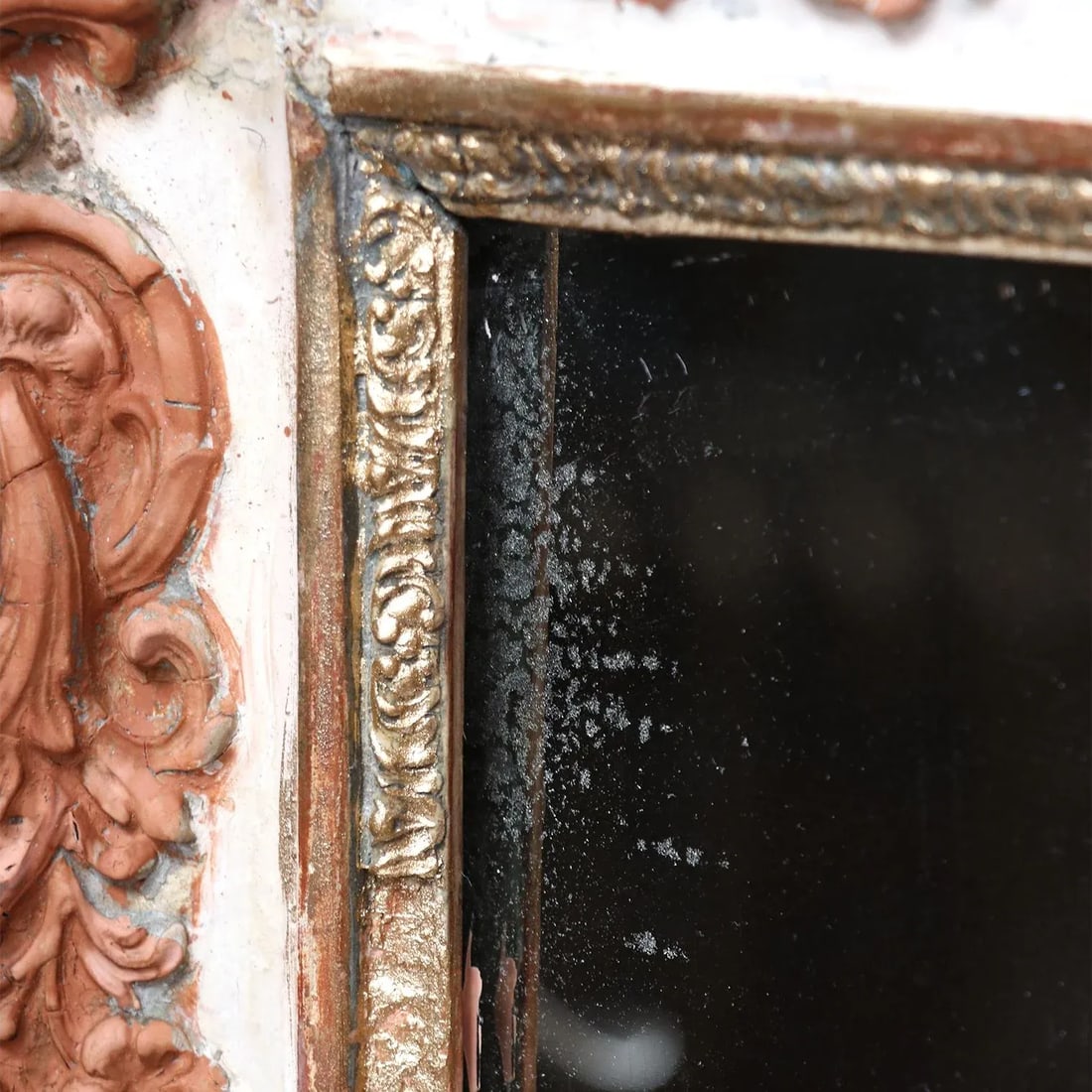Antique Decorative Framed Mirror - 12