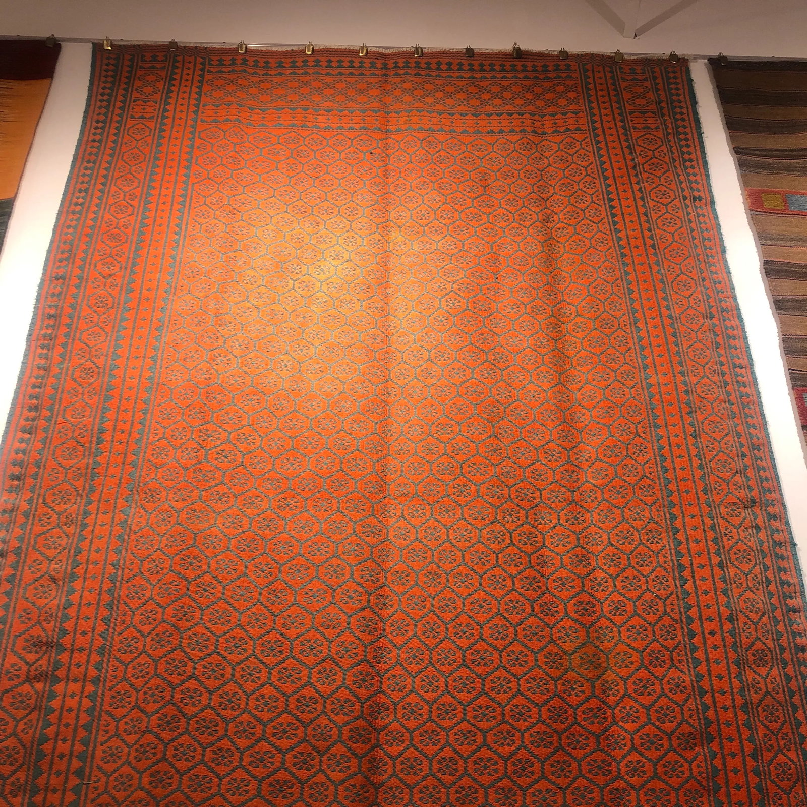 Vintage Scandinavian Style Kilim Rug - 5'5'' * 9'4'' - 10