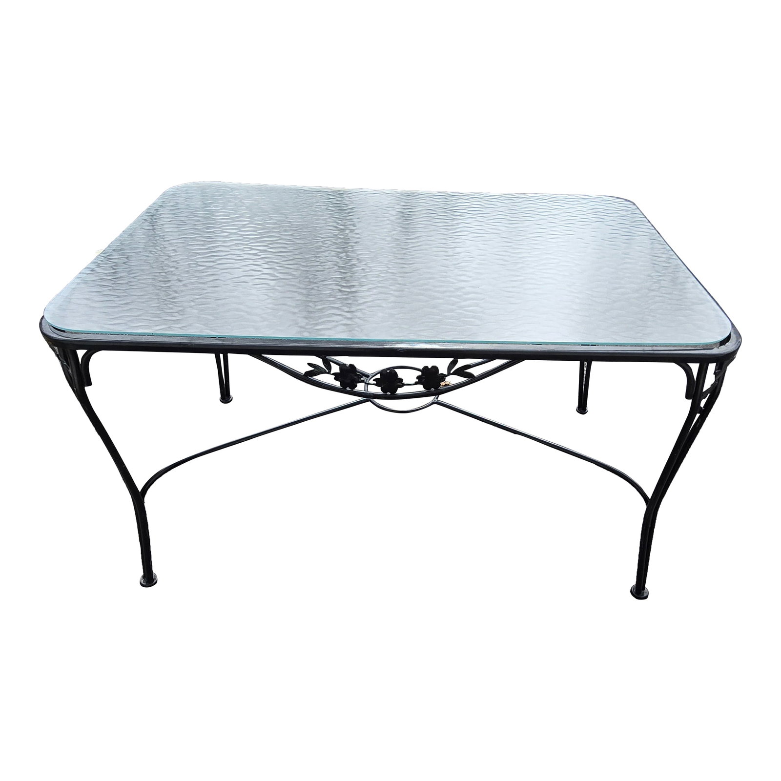 Vintage Wrought Iron Outdoor Table (1 of 7)