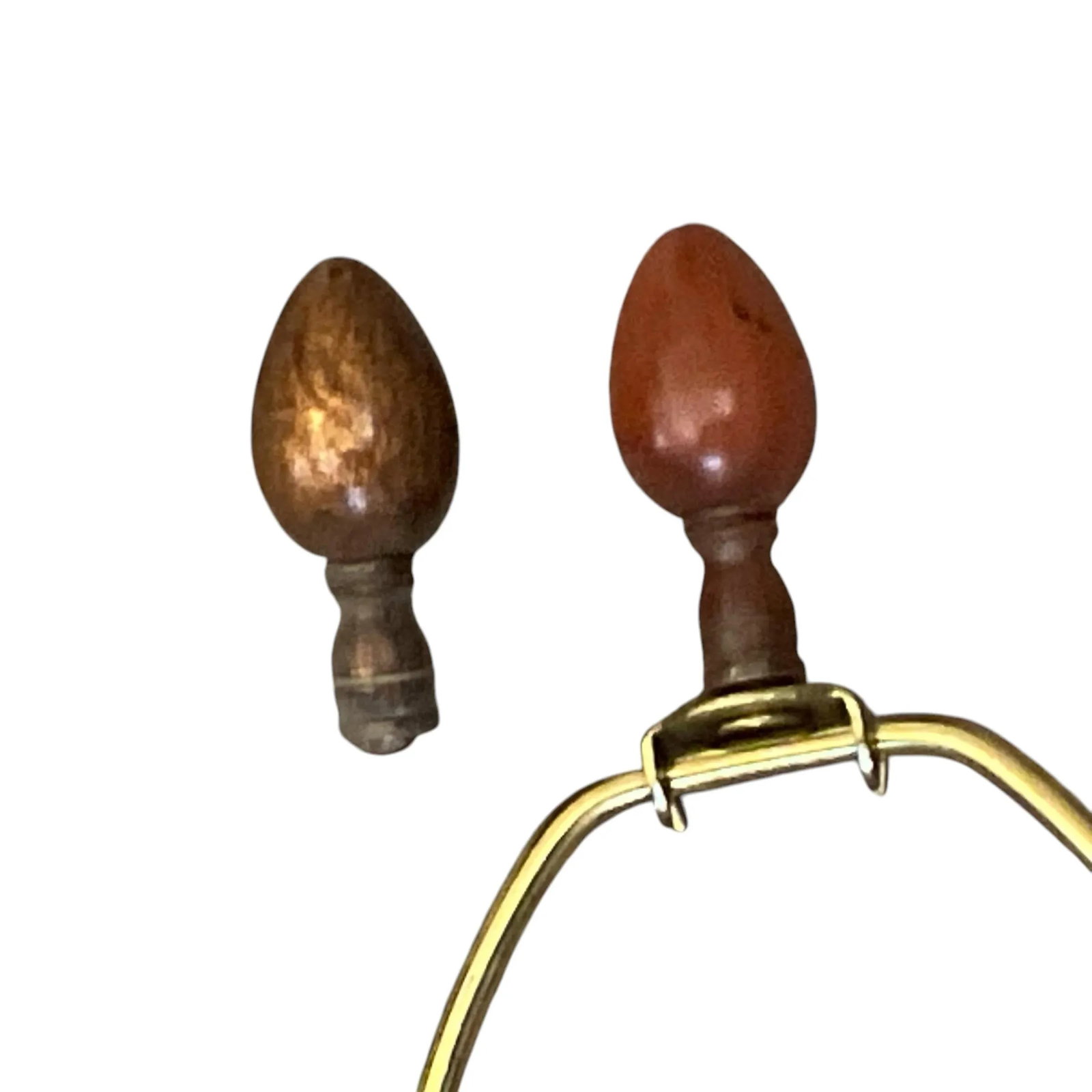1940s Frederick Cooper Quan Yin Wood Look Table Lamps - a Pair - 10
