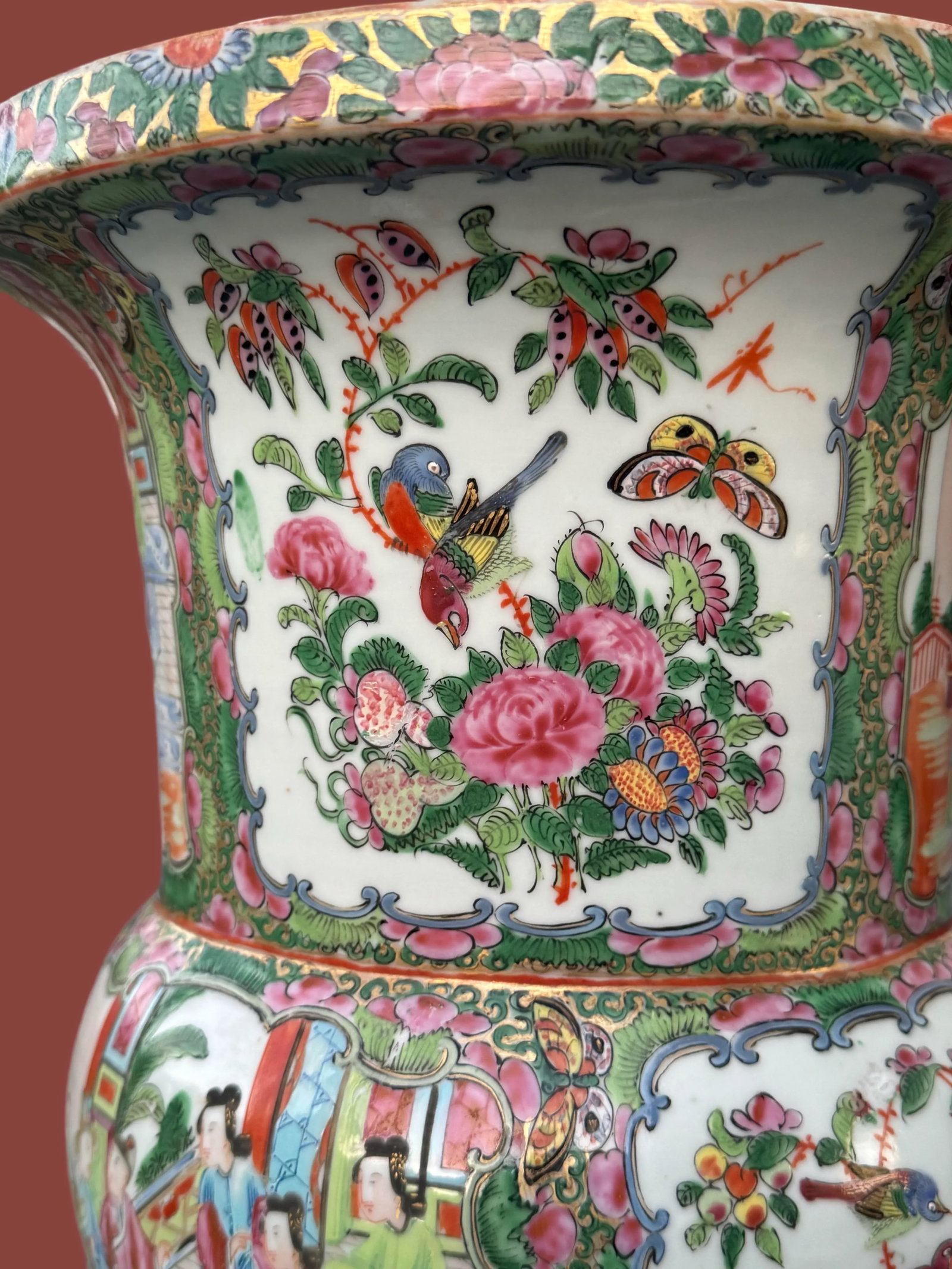 Late 19th Century Famille Rose Lamp - 3