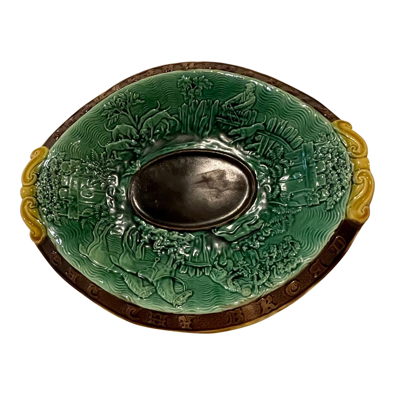 Antique Majolica Bread Basket (1 of 6)