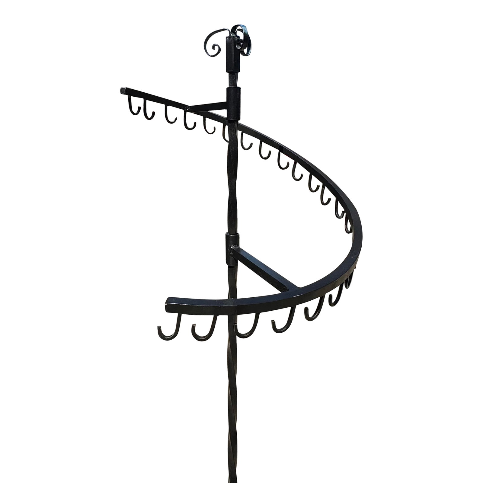 Antique Wrought Iron Department Store Clothing Rack (1 of 5)