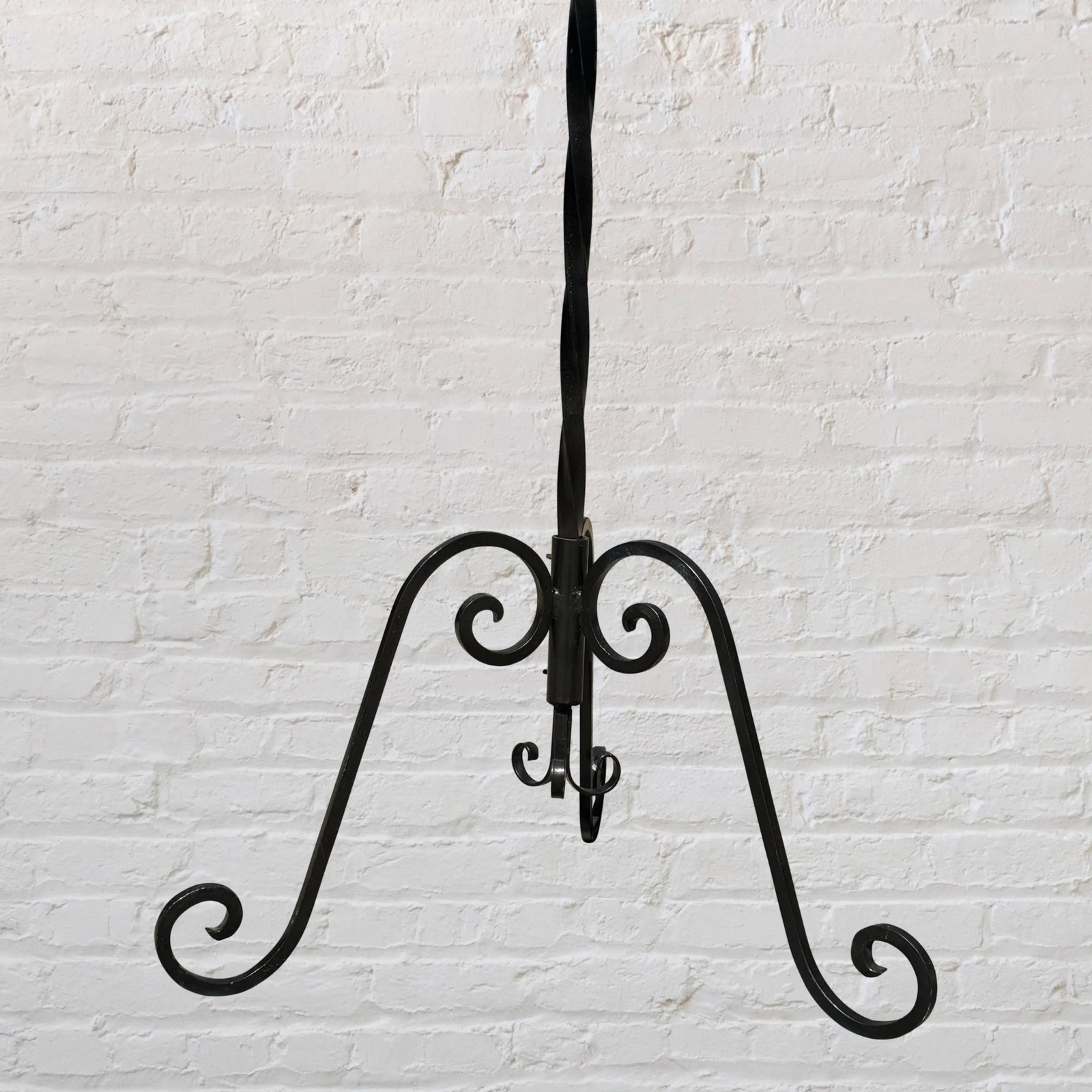 Antique Wrought Iron Department Store Clothing Rack - 4