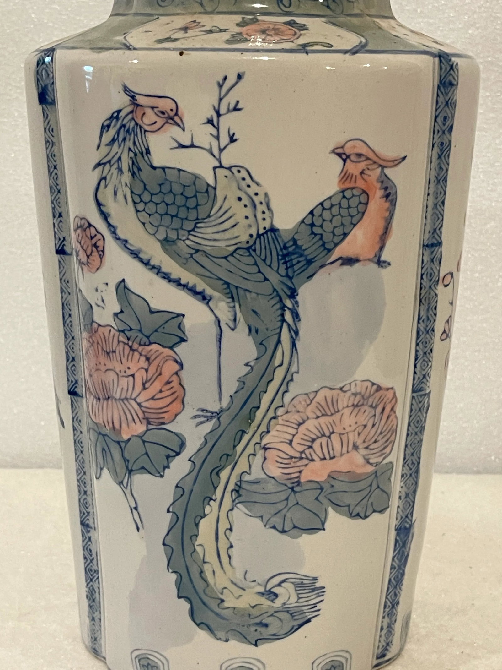 Vintage Asian Chinoiserie Vase - 2