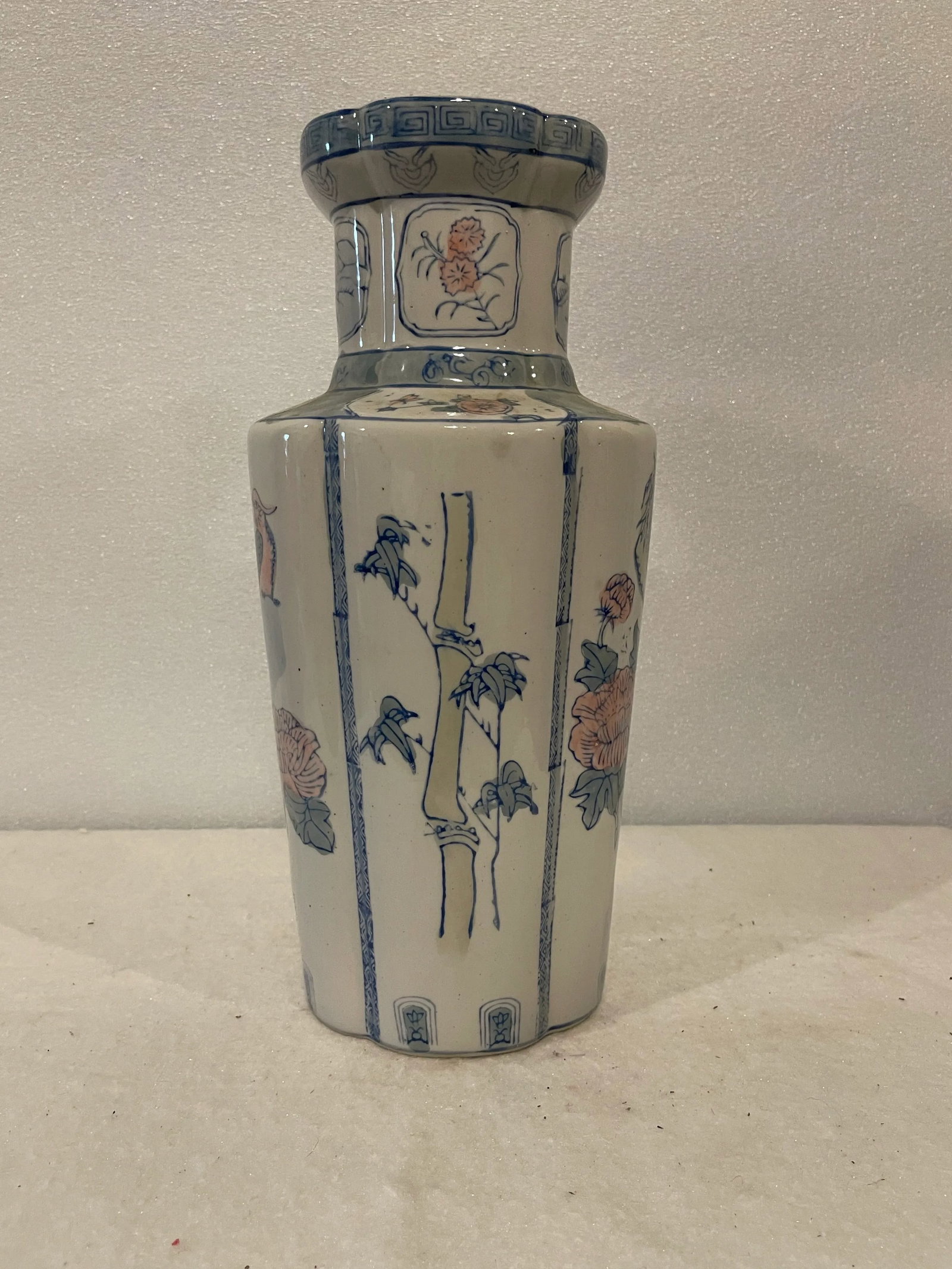Vintage Asian Chinoiserie Vase - 3