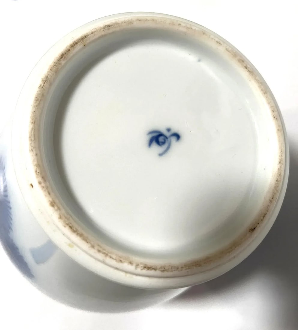 Fukugawa Porcelain Vase With Two Birds - 10