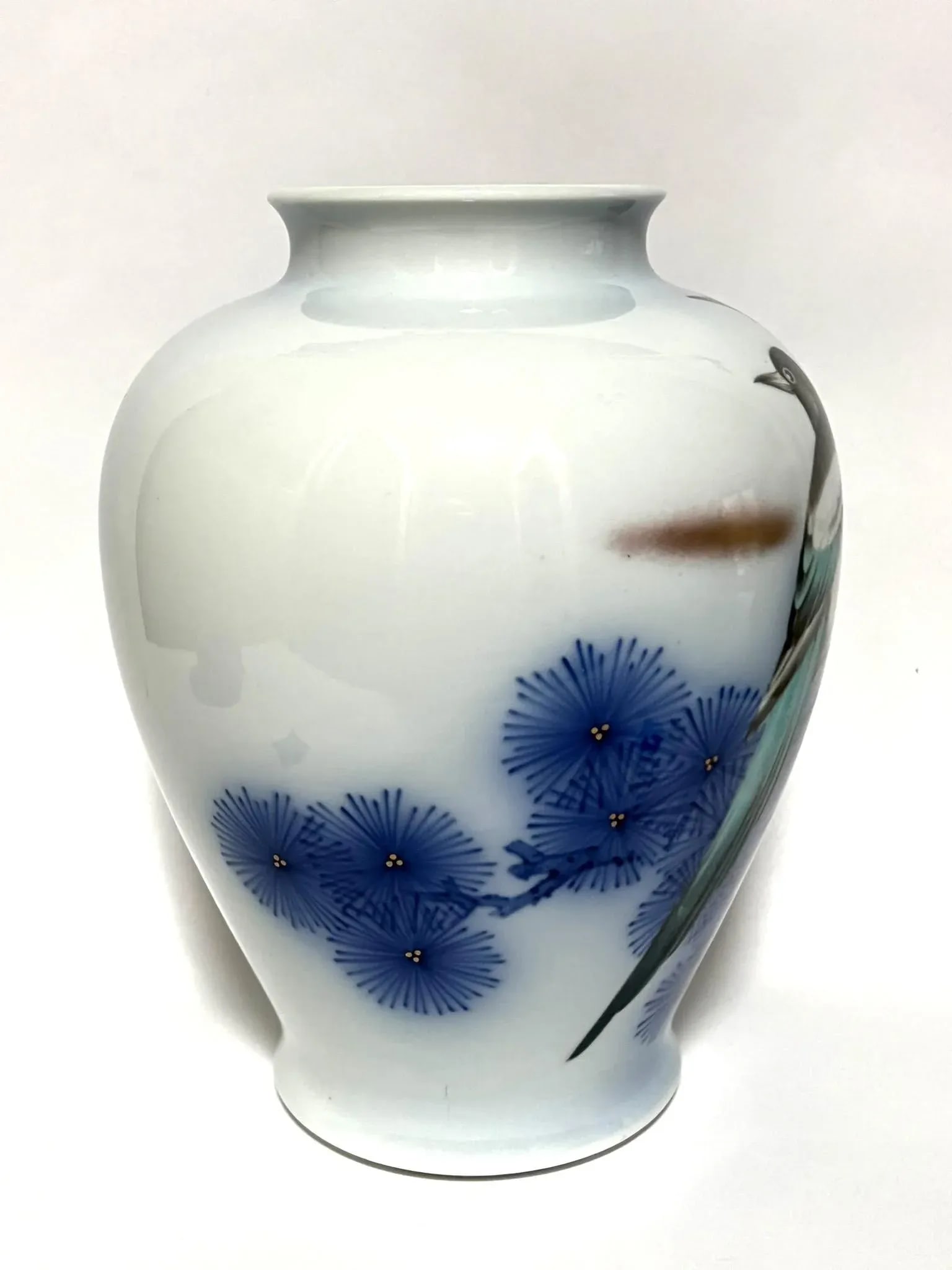 Fukugawa Porcelain Vase With Two Birds - 3
