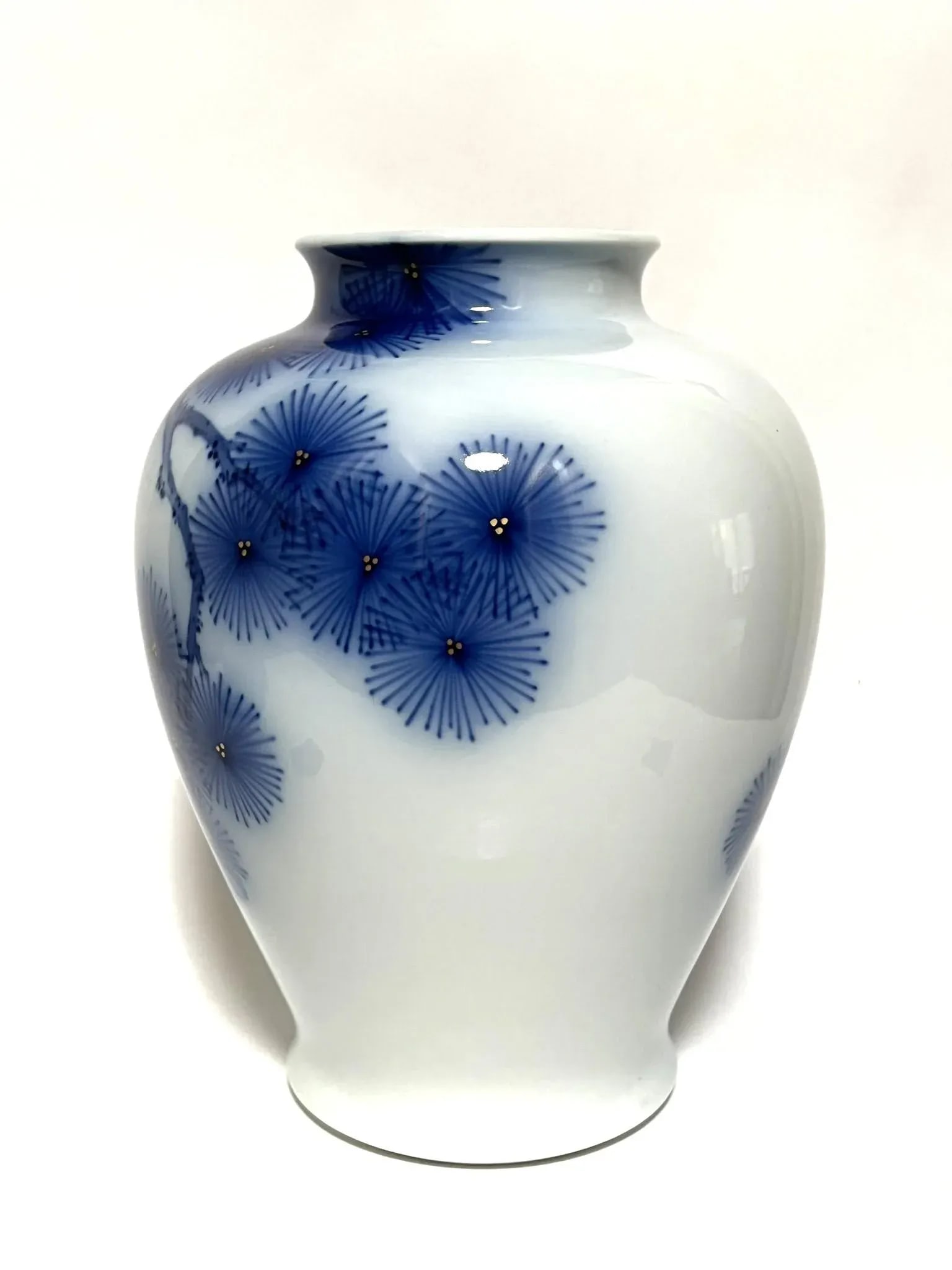 Fukugawa Porcelain Vase With Two Birds - 5