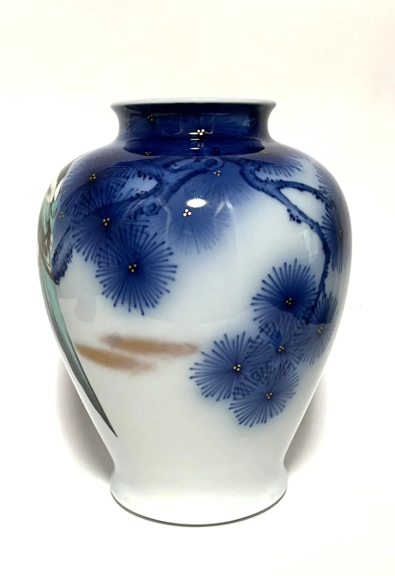 Fukugawa Porcelain Vase With Two Birds - 6