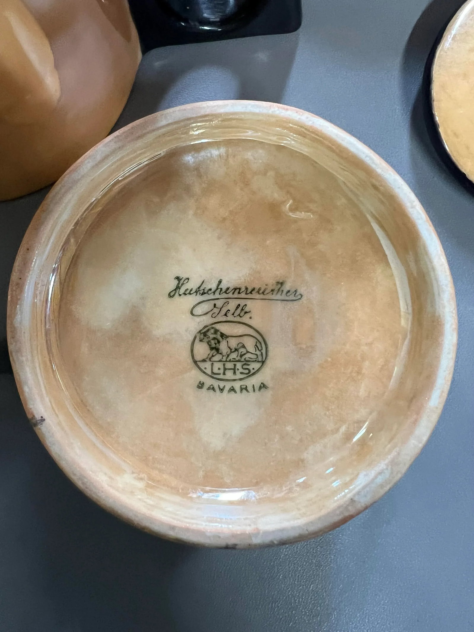 Vintage Art Deco Peach Irridescent Lusterwear Dishes - 32 Pieces - 8