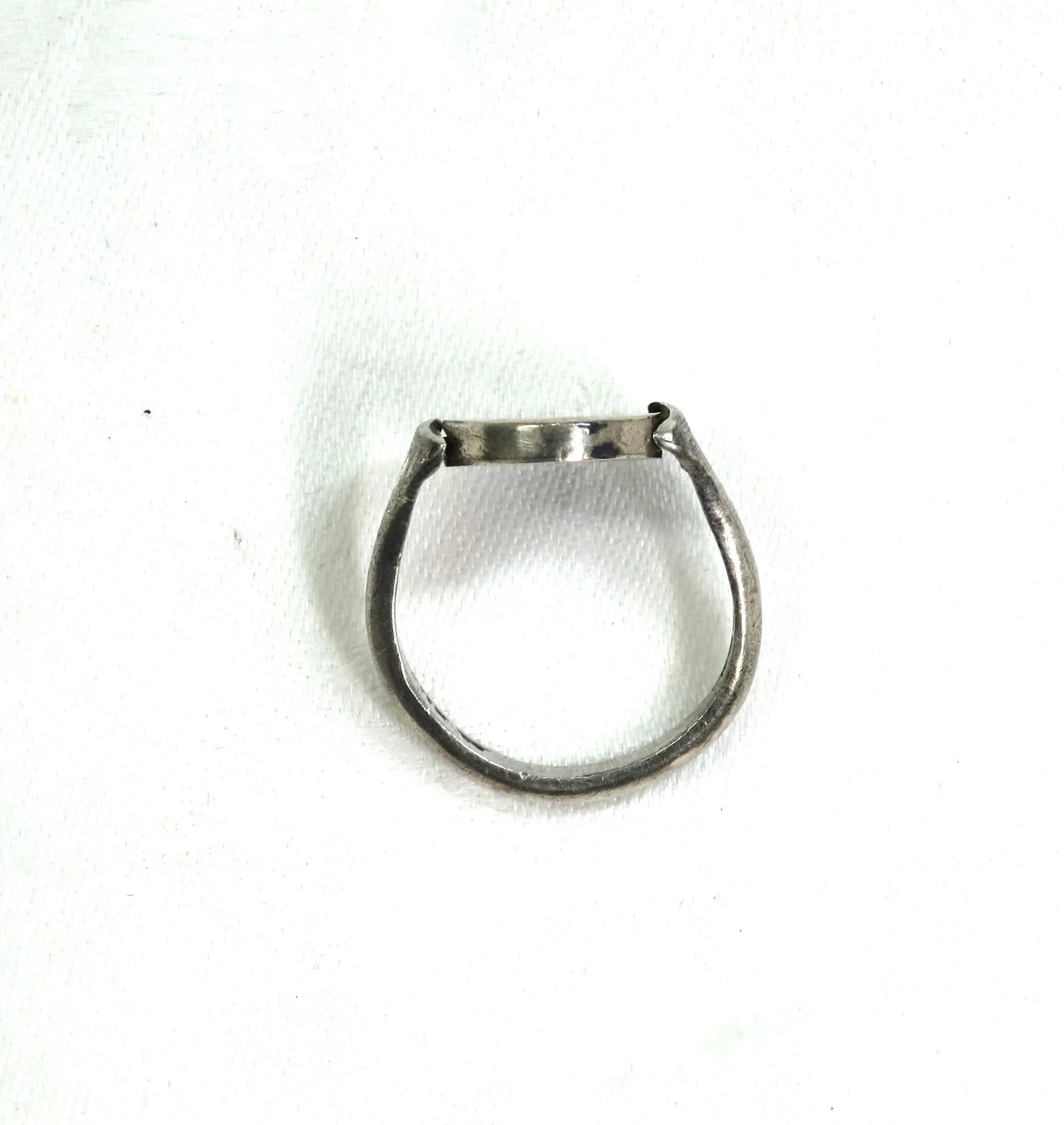 Vintage Siam Sterling Art Deco Flip Ring, 1930s, Size 11.5 - 7