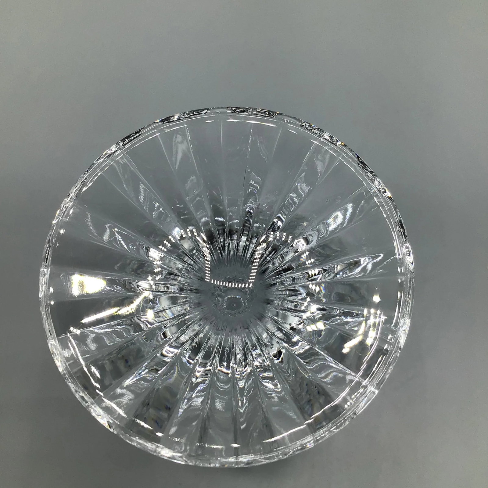 French Crystal Bretagne Fluted Stem Wine Glasses-Set of 12 - 11