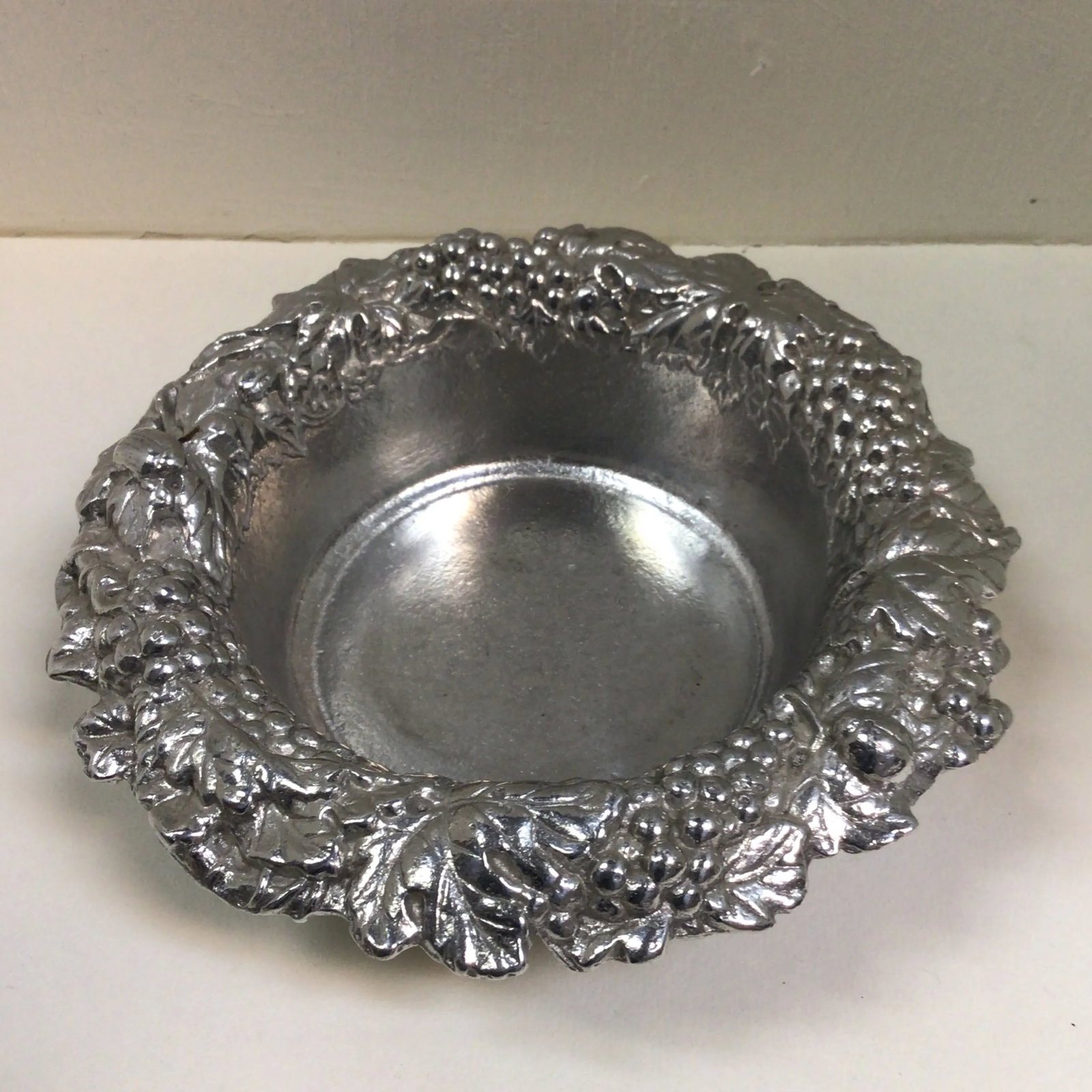Sheffield Silver Plated Wine Bottle Coasters,1 Italian Pewter Coaster, 1 Author Court Wine Bottle Co - 2