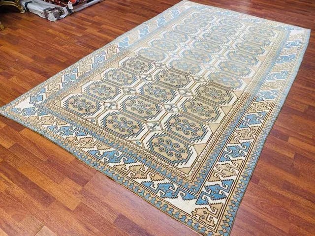 Vintage Turkish Kazak Rug - 7