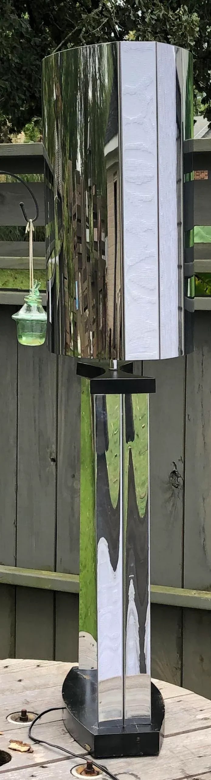 1970s Large Curtis Jere Chrome Lamp - 4