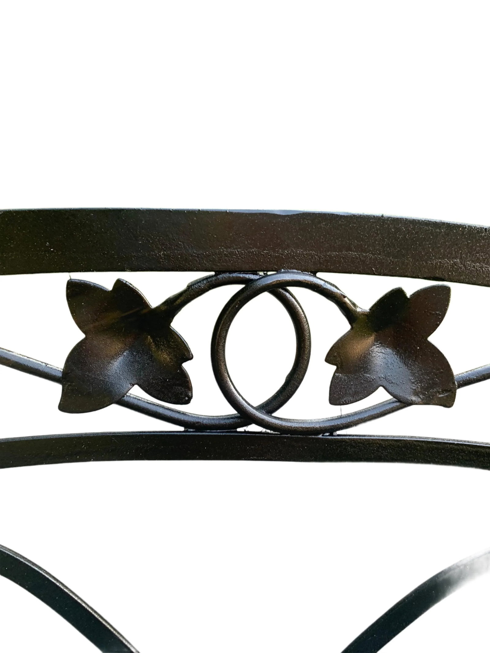 Vintage Salterini Wrought Iron Outdoor Patio Dining Chair, Attributed - 8