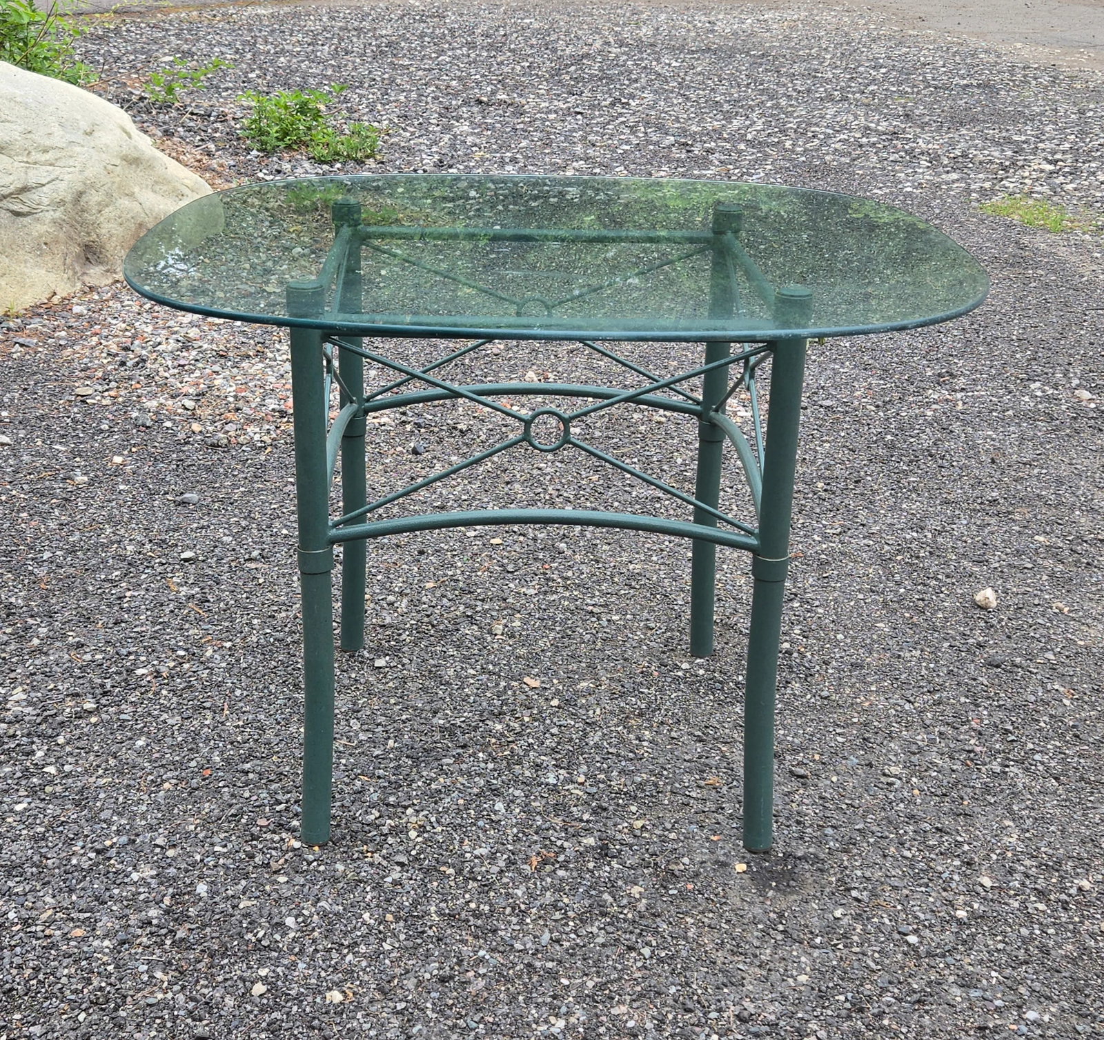 Late 20th Century Giacometti Style Outdoor Patio Table - 8