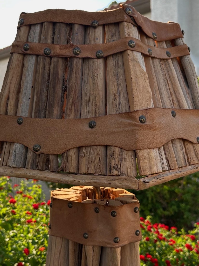 Saguaro Cactus Table Lamp & Hand Crafted Shade - 10