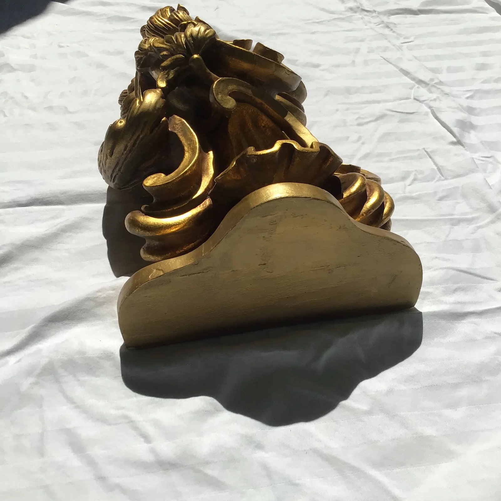 Florentine Giltwood Wall Brackets Large 19th Century - A Pair - 6